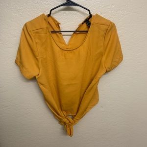 Forever 21 Mustard Top